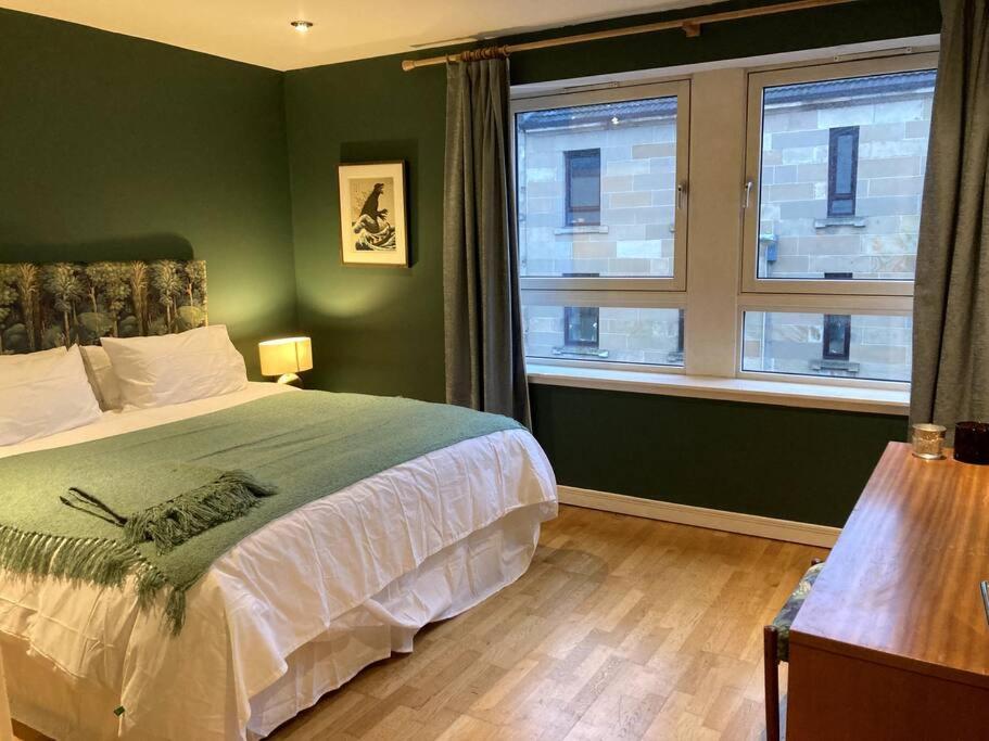 글라스고 Stylish 2 Bed Accessible Flat Perfect Location 아파트 외부 사진
