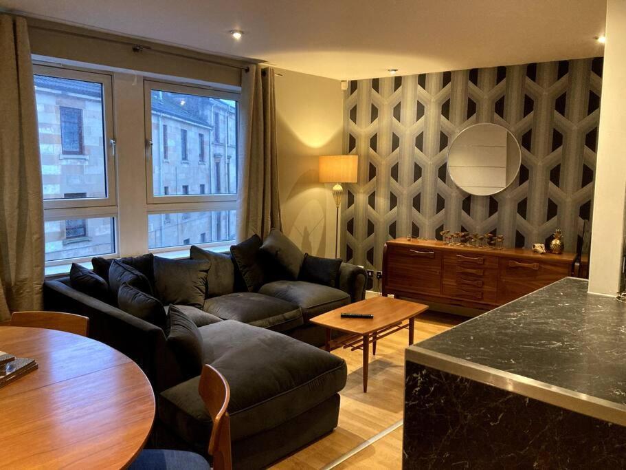 글라스고 Stylish 2 Bed Accessible Flat Perfect Location 아파트 외부 사진