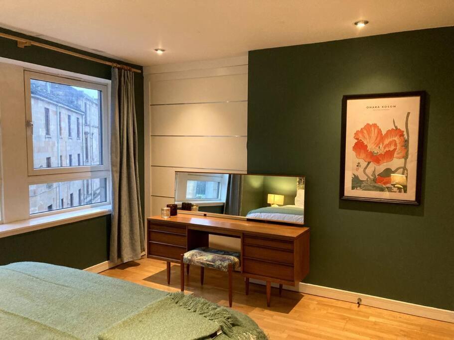 글라스고 Stylish 2 Bed Accessible Flat Perfect Location 아파트 외부 사진